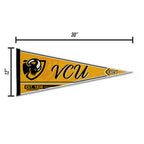 Rico Industries Ncaa Virginia Commonwealth Rams Classic 12'' X 30'' Felt Wall D  Cor Pennant - Great For Home/Bed Room/Man Cave