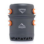 Widesea Camping Cookware Outdoor Pot Pan Cooking Equipment Heat Exchange Design For Hiking Backpacking