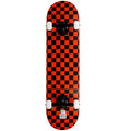 Krown Rookie Checker Skateboard, Black/Red, 7.75''