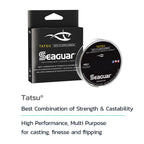 Seaguar Tatsu 100% Fluorocarbon Fishing Line Dsf, 17Lbs, 1000Yds Break Strength/Length - 17Ts1000