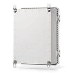 Qilipsu Clear Hinged Cover Stainless Steel Latch 410X310X180Mm Junction Box With Mounting Plate, Universal Ip67 Project Box Wate