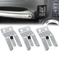 Boat Stainless Steel CB/Ham VHF Radio Microphone Clip Holder for Marine Jet Yacht RV, 1 x 1-7/8, Compatible with Yaesu MH-48 FT8