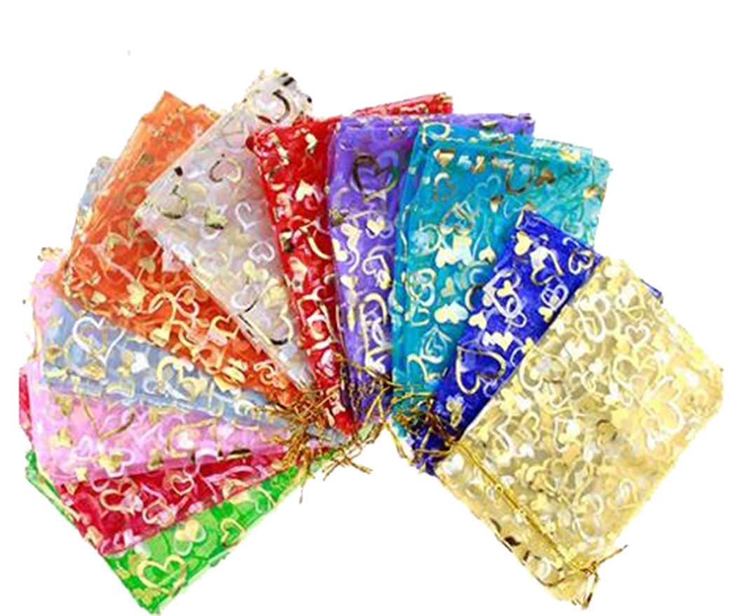 DMS RETAIL Return Gift Bags/Wedding Party Favor/Jewellery Pouch potli Bags 11*13 CMS(Pack of 500 Bags)