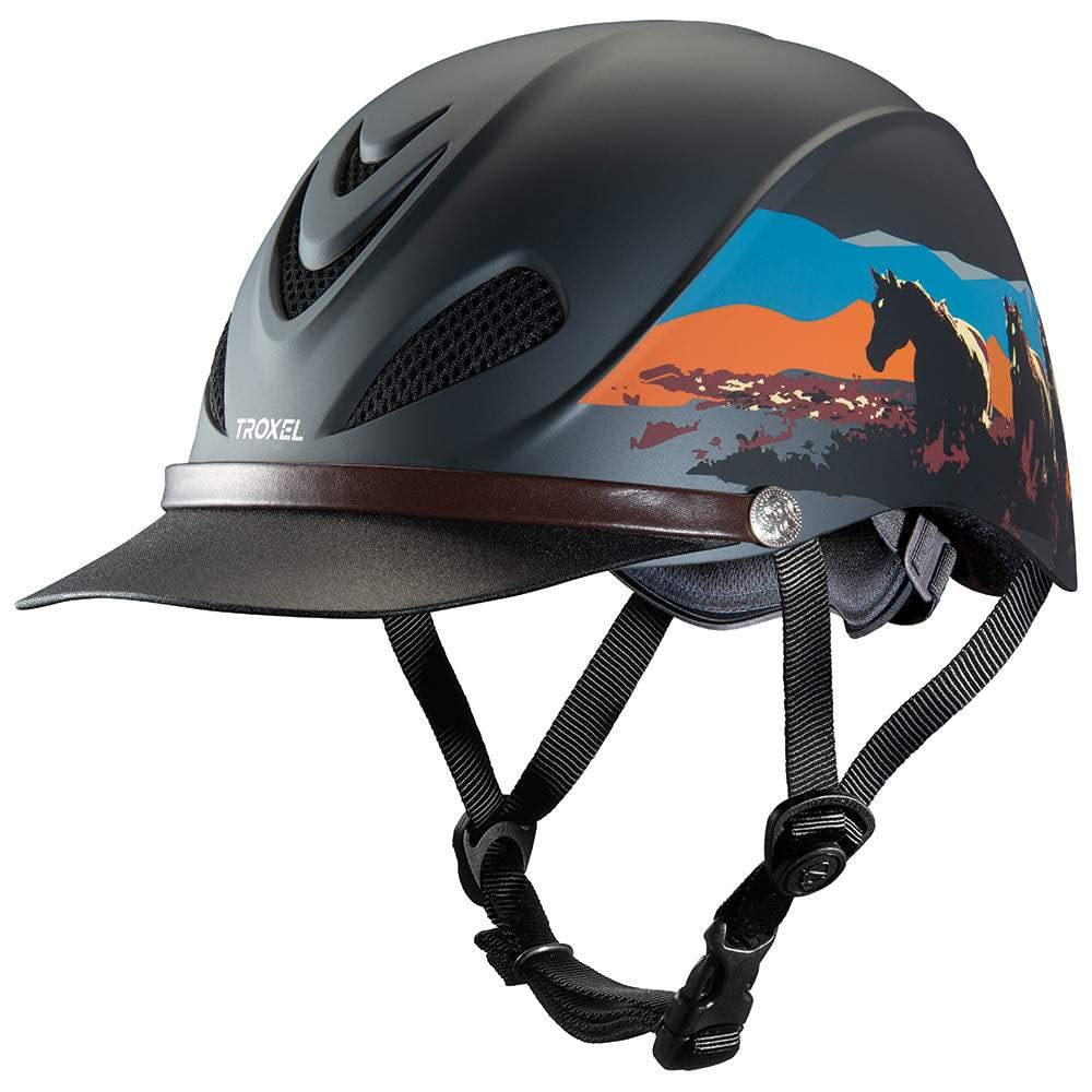 Troxel Dakota Trail Horse Riding Helmet, Low-Profile Light Adjustable Design, Safety Horseback Riding Gear, Small (6-5/8 - 7), B