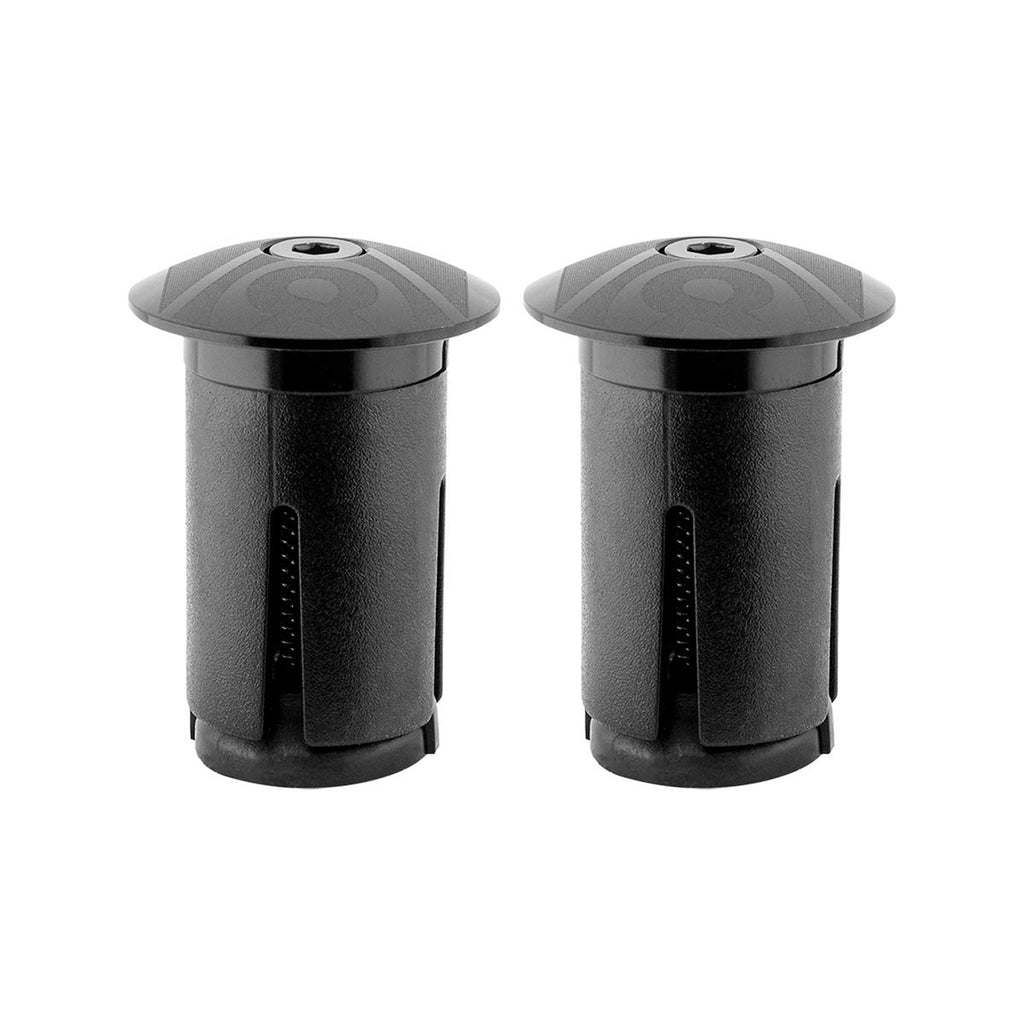 Origin8 Alloy Locking Bar End Plugs (Anodized Black)