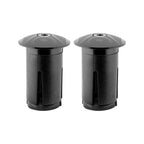 Origin8 Alloy Locking Bar End Plugs (Anodized Black)