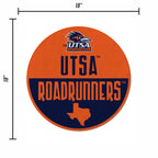 Rico Industries Ncaa Texas-San Antonio Roadrunners Classic Shape Cut Pennant - Home And Living Room D  Cor - Soft Felt Ez To Han