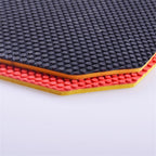 Dhs 652 Short Pips-Out Table Tennis Rubber, Dhs Pimples Out Pingpong Rubber With Sponge, Short Pimples (1 Pcs Black)