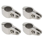Novelbee 4Pcs Of 316 Stainless Steel Bimini Top Hinge Rail Mount 1''