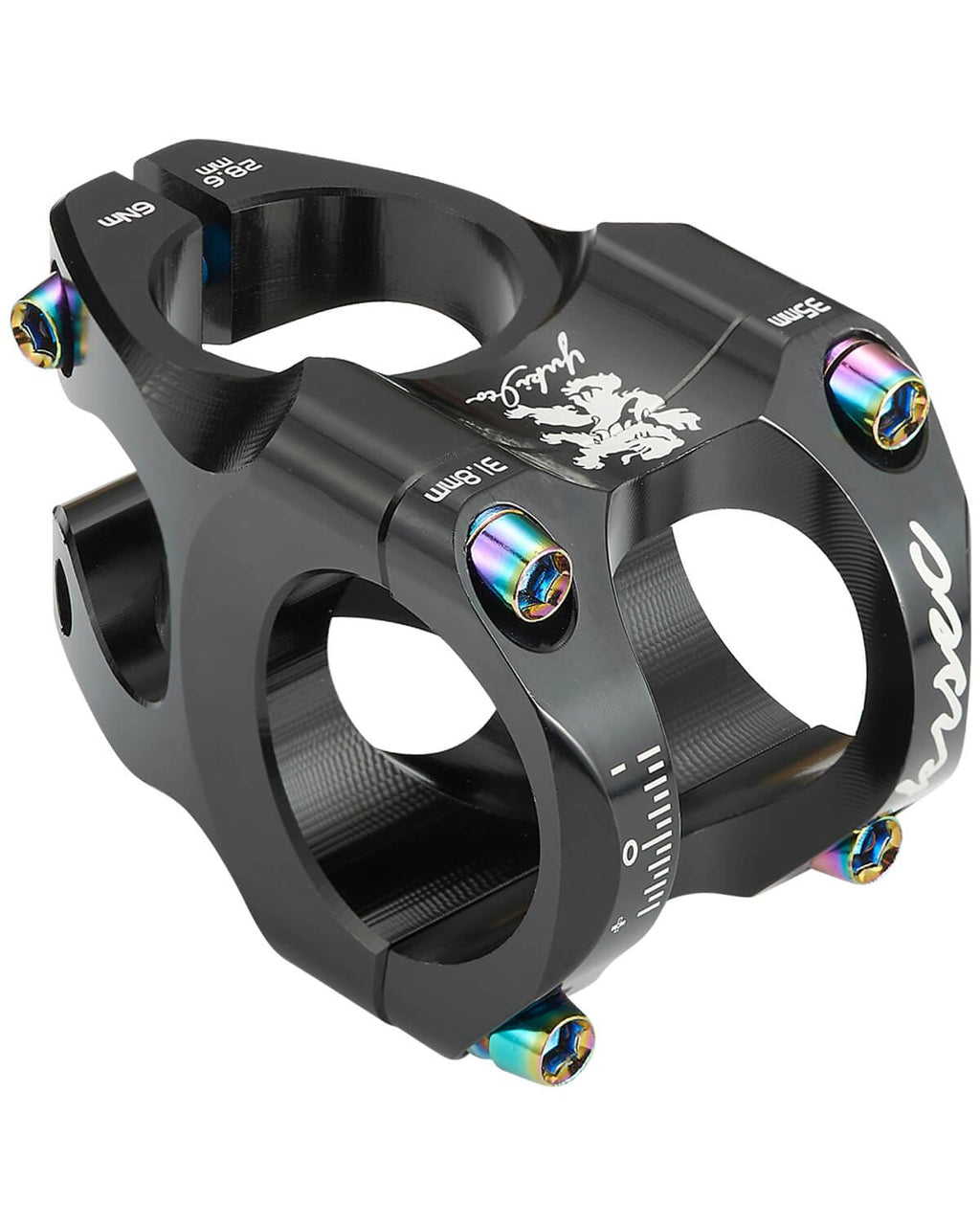 Bike Stem 31.8 * 35Mm Bike Handlebars Short Stems 1 1/8 Lightweight Cnc Aluminum For Trail Enduro Am Xc All-Mountain Bike - Blac