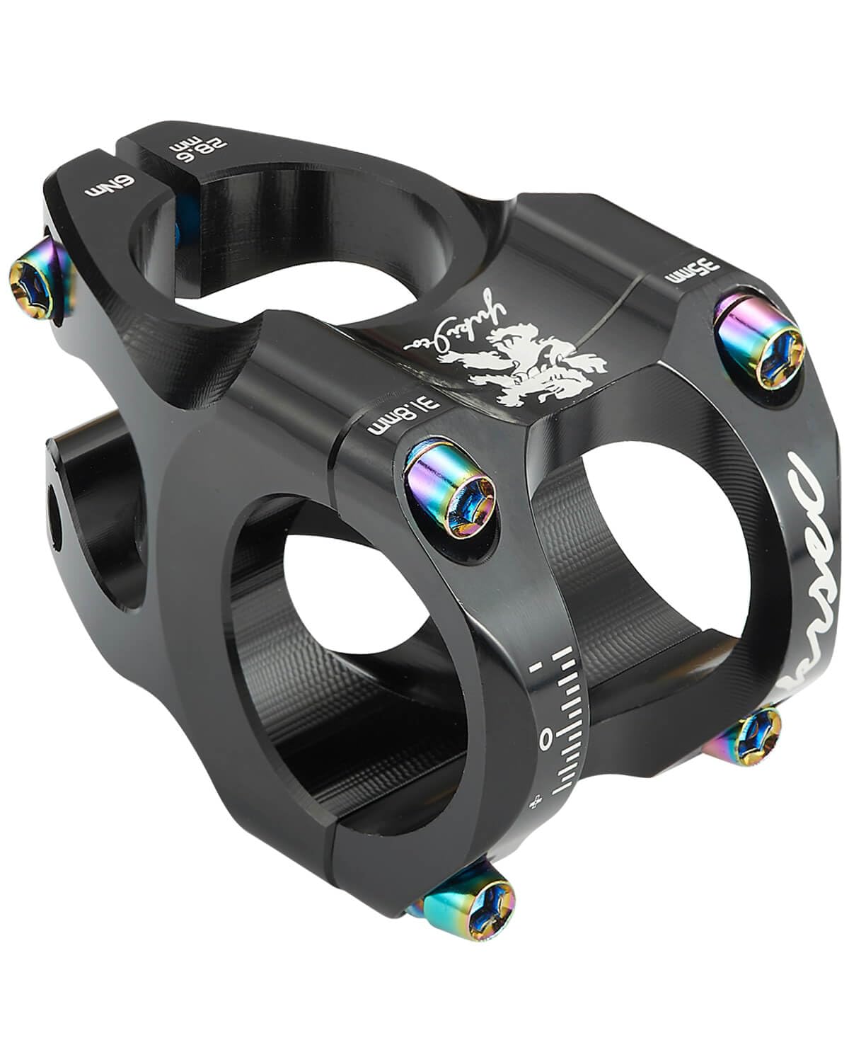 Bike Stem 31.8 * 35Mm Bike Handlebars Short Stems 1 1/8 Lightweight Cnc Aluminum For Trail Enduro Am Xc All-Mountain Bike - Blac