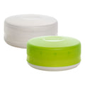 Humangear Gotubb  Hard Container  Easy Open  Food-Safe Material, Clear/Green, Large