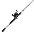 Abu Garcia Vengeance Low Profile Baitcast Reel And Fishing Rod Combo, Gray/Black, 7' - Medium Heavy - 1Pc