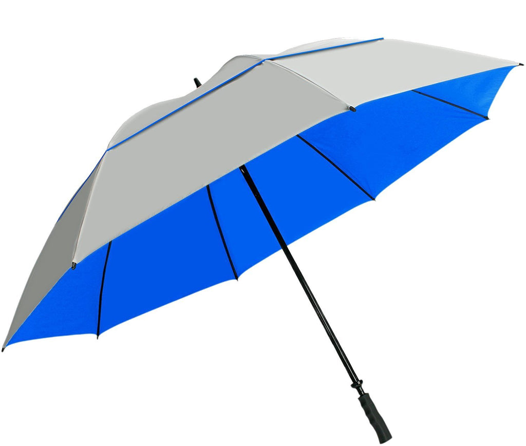 Suntek 68    Golf Umbrella, Windproof & Waterproof Umbrellas With Vented Double Oversize Golf Canopy, Reflective Uv Protection, 