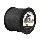 Hercules Braided Fishing Line 1500M 1640Yds 6Lbs-100Lbs Pe Superline 4 Strands (Grey 70Lb/31.8Kg 0.44Mm)