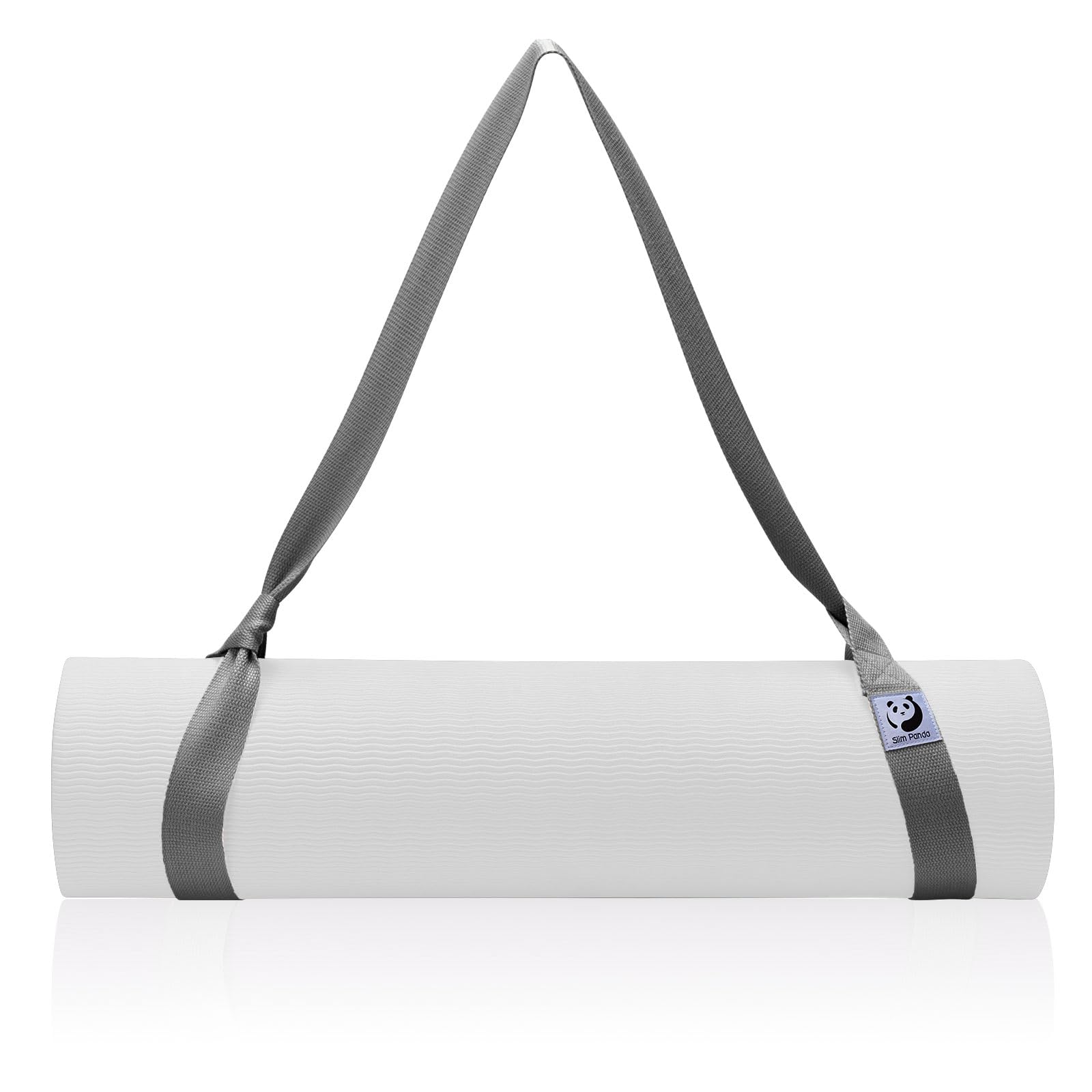 Slim Panda Yoga Mat Straps For Carrying,Adjustable Yoga Mat Carrier, Yoga Mat Sling(Yoga Mat Not Included)(Dark Grey 2.3M)