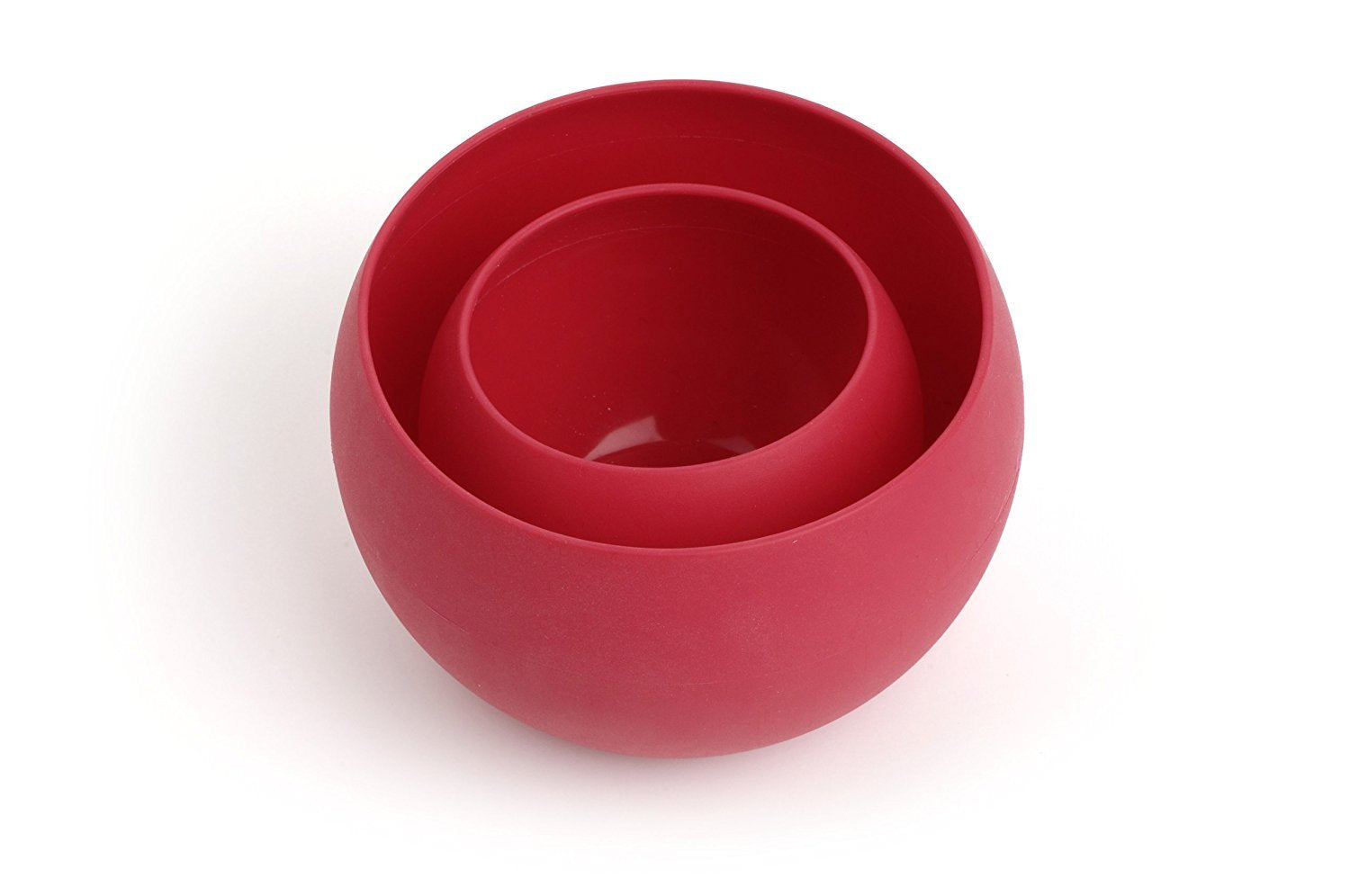 Guyot Designs Squishy Bowl And Cup Set, Tomato/Red
