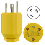 Conntek 60311-Yw L5-30P Replacement Assembly Plug, 30 Amps 125 Volts, Ul Listed,Yellow