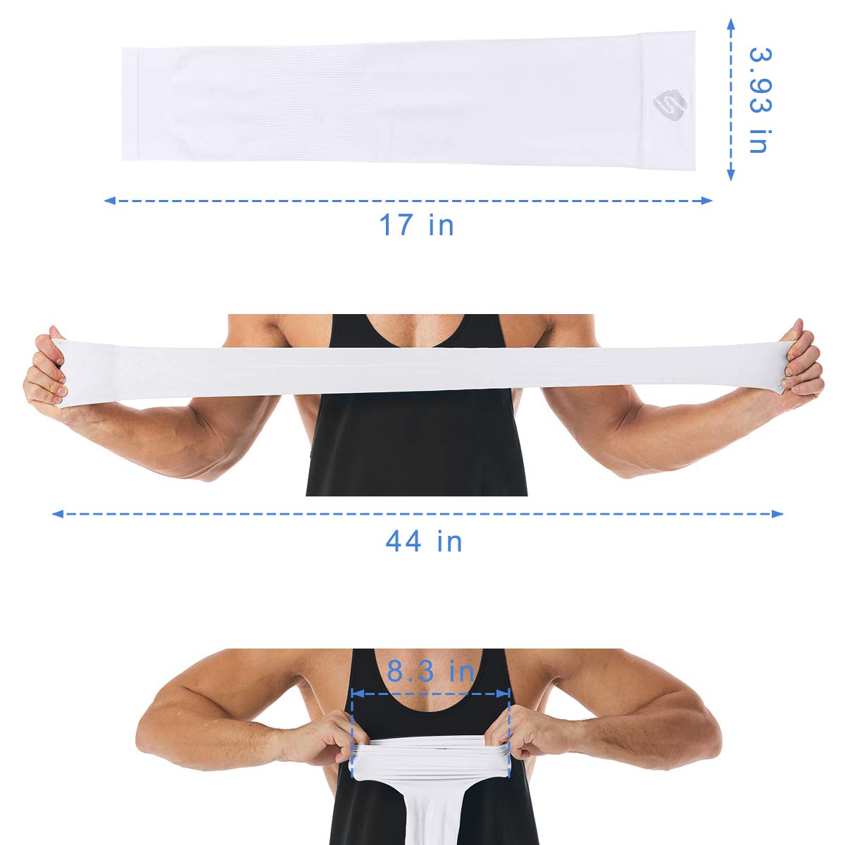 Shinymod Uv Protection Cooling Or Arm Warmer Sunblock Sleeves For Men Women