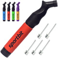 Sportbit Ball Pump For Sports Balls - Push & Pull Inflating System - Hand Pump For All Exercise Balls - Volleyball Pump, Basketb
