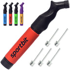 Sportbit Ball Pump For Sports Balls - Push & Pull Inflating System - Hand Pump For All Exercise Balls - Volleyball Pump, Basketb