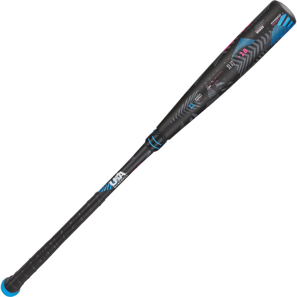 Axe | Avenge Pro 3 Hybrid | Usa Baseball Bat | Drop -10/-8 | 3-Piece Hybrid | 2 5/8'' Barrel | Black/Blue/Pink (Pro Standard Han
