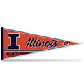 Rico Industries Ncaa Illinois Fighting Illini Classic 12'' X 30'' Felt Wall D  Cor Pennant - Great For Home/Bed Room/Man Cave D