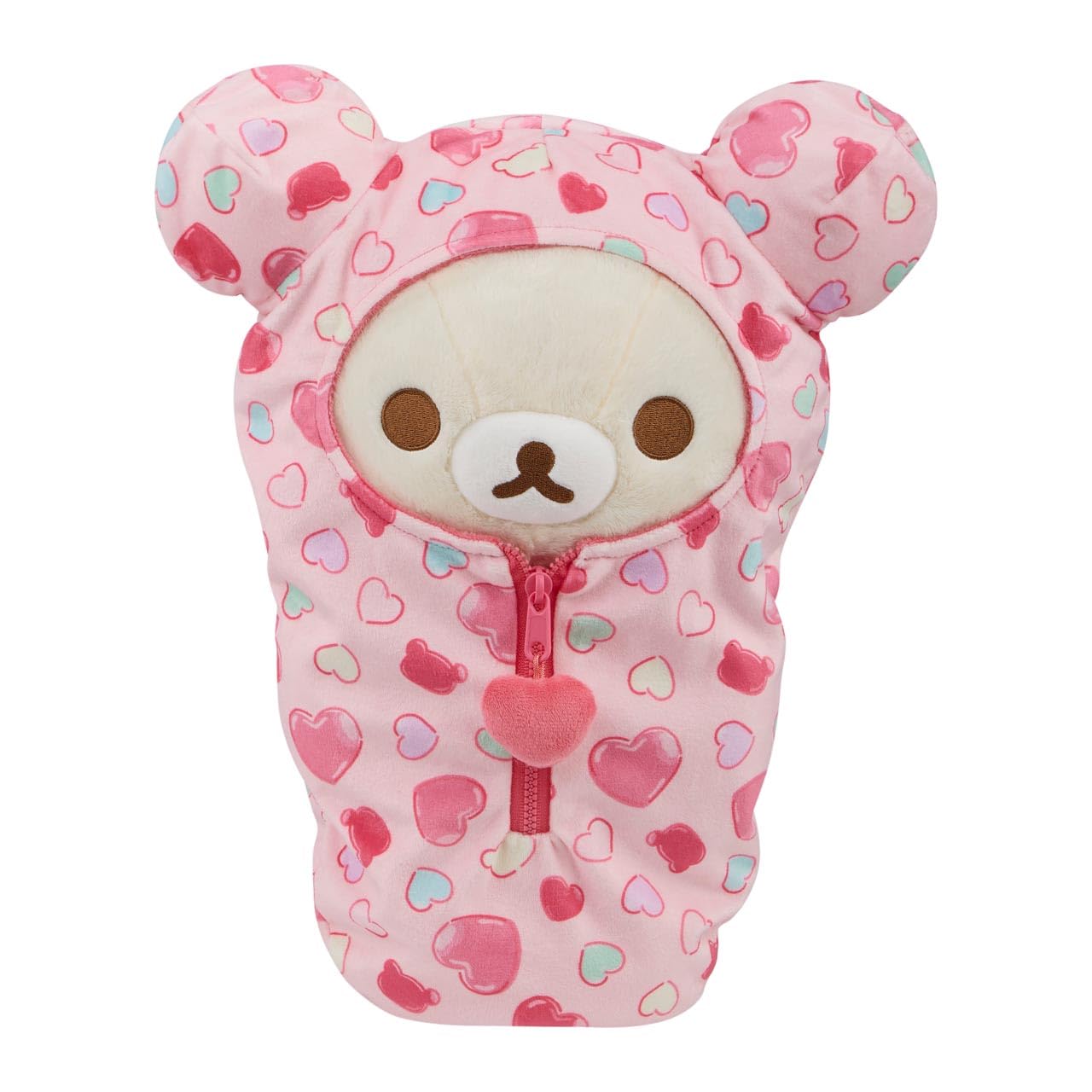San-X Original Rilakkuma Hearts Sleeping Bag Plush - 15 Korilakkuma