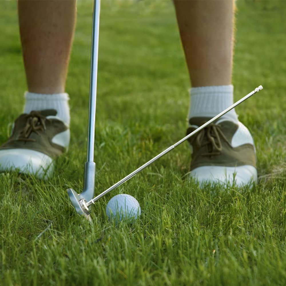 The Golfer Store Golf Alignment Rods, Golf Swing Trainer Aid Golf Club Alignment Stick Corrector Help Visualize And Align Your G