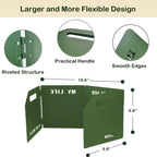 Keopuals Stove Windscreen - Folding Camping Stove Windshield 4 Plates Stainless Steel Stove Windscreen For Outdoor, Picnic, Back