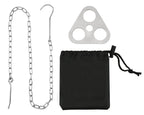 Ds. Distinctive Style Camping Tripod Board Turn Branches Into Stainless Steel Campfire Tripod With Adjustable Chain Camp Grill A