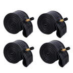 Bwshlf 27.5'' Bike Tubes (4 Pack), Mtb Schrader Valve 35Mm, Bicycle Replacement Durable Butyl Rubber Fit 27.5X2.1/2.4