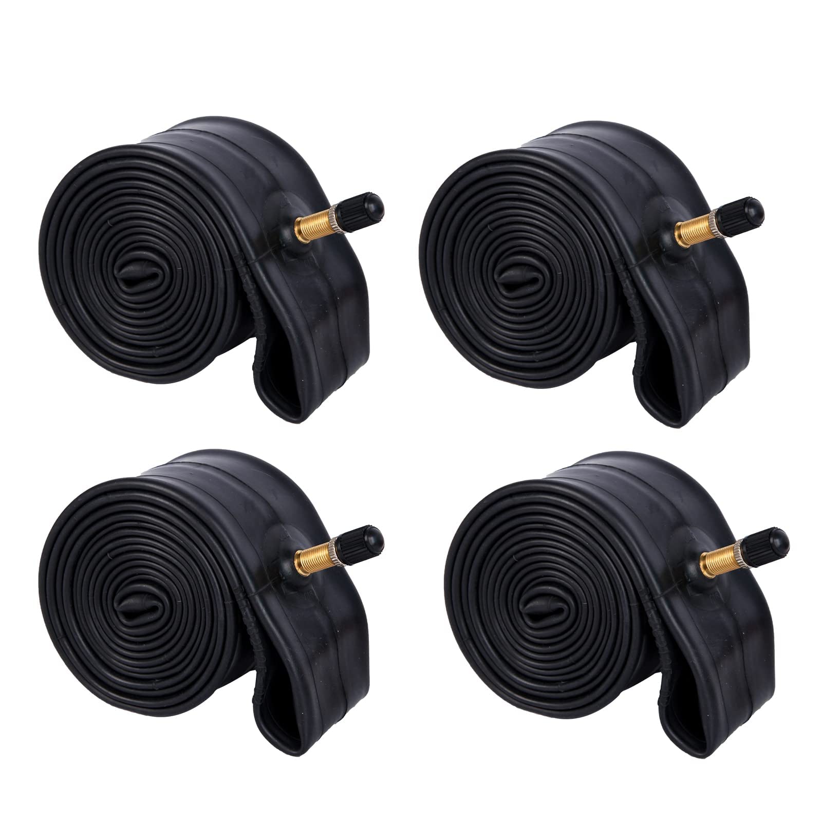 Bwshlf 29'' Bike Tubes (4 Pack), Mtb Bicycle Replacement Durable Butyl Rubber Fit 29X1.75/2.3, Schrader Valve 35Mm
