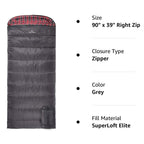 Teton Sports Celsius Xxl 0 Degree Sleeping Bag - 0?F Cold-Weather Sleeping Bag For Adults- Camping Made Easy.And Warm. Compressi