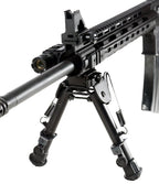 Utg Tactical Op Bipod, Qd Lever Mount, Height 5.9''-7.3'',Black
