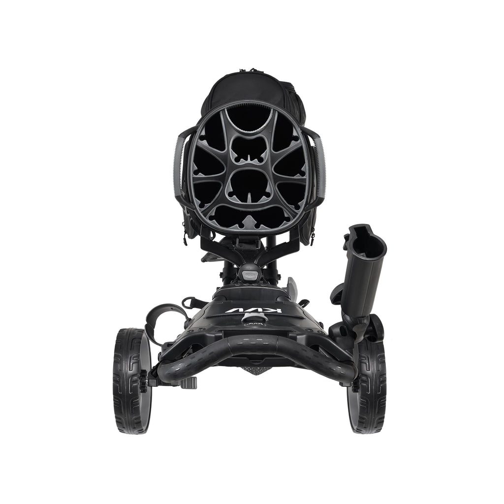 Kvv 3 Wheel 360 Rotating Front Wheel Foldable/Collapsible Golf Push Cart With Foot Brake Open And Close In One Second-Free Umbre