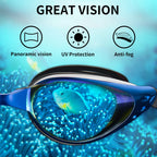 Aikotoo Adjustable Strap Nearsighted Swimming Goggles