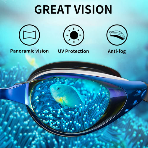 Aikotoo Shortsighted Swim Goggles No Leaking