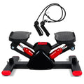 Akhala Mini Stepper Machine Compact Home Exercise Stepper with Resistance Bands & Digital Display Adjustable Foot Pedals for Low
