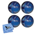 EPCO Candlepin Bowling Ball- Urethane Pro-Line - Purple, Blue & Mint (4 1/2 inch- 2lbs. 7oz.) 4 Balls