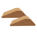 Merishopp 2pcs Cork Squat Wedge Yoga Block Incline Board Lightweight for Home Gym | Yoga Props | Yoga & Pilates | Fitness, Runni