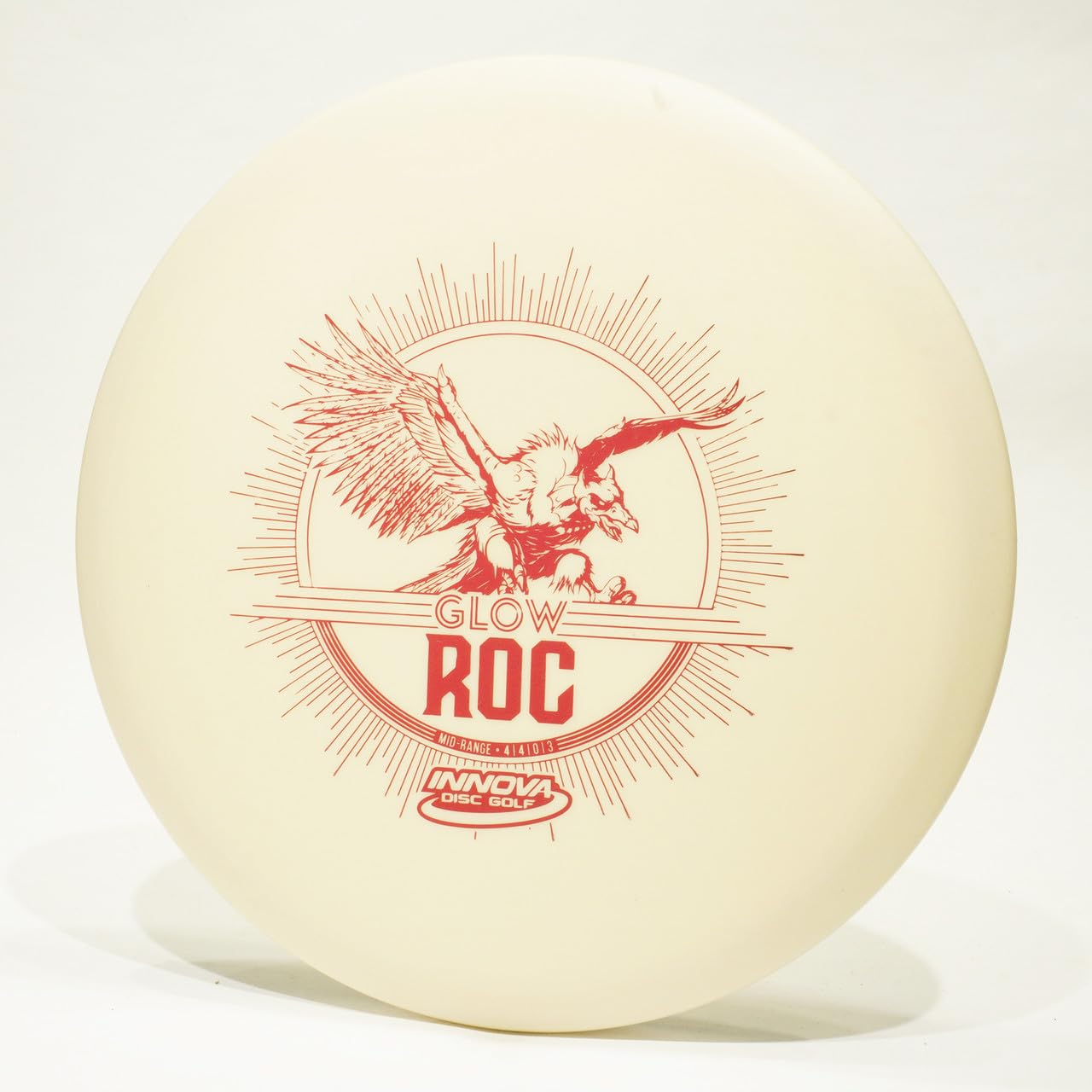 Innova Roc (Glow Dx) Midrange Golf Disc - Pick Weight/Color [Stamp & Exact Color May Vary] White 180 Grams