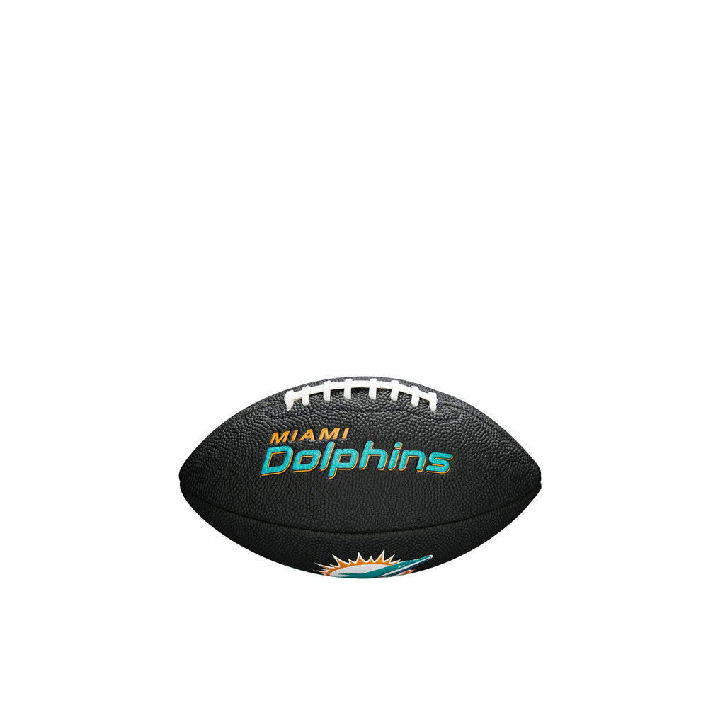 Wilson Sporting Goods Nfl Miami Dolphins Team Logo Football , Black, Mini Size