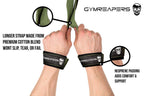 Lifting Wrist Straps For Weightlifting, Bodybuilding, Powerlifting, Strength Training, & Deadlifts - Padded Neoprene With 18'' C