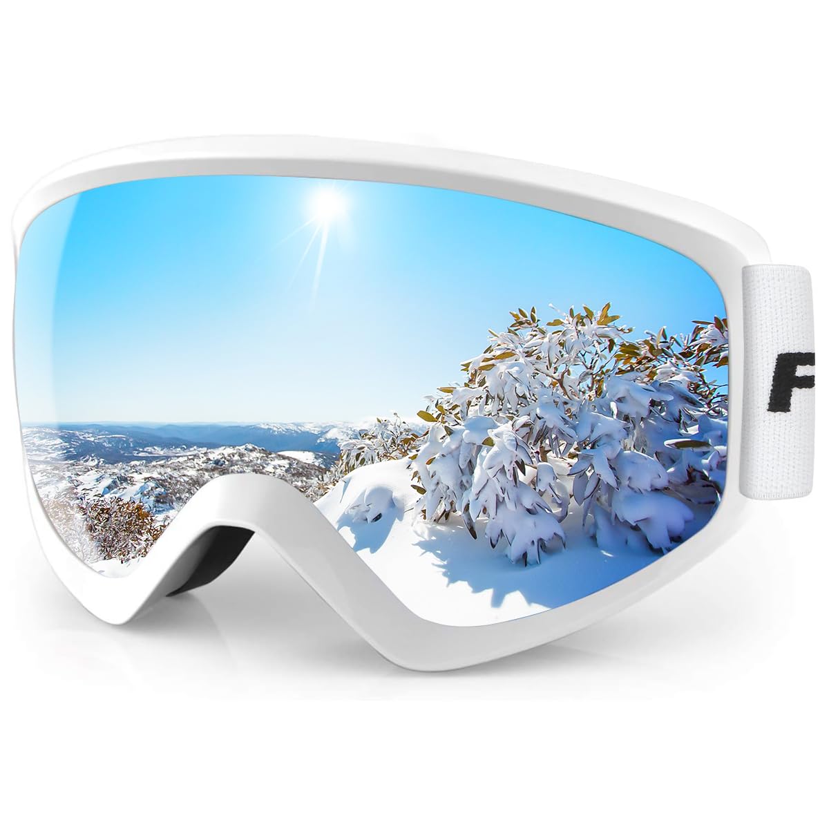 findway Kids Ski Goggles for Boys Girls Youth-OTG Anti-Fog Over Glasses Kids Snow/Snowboard Goggles