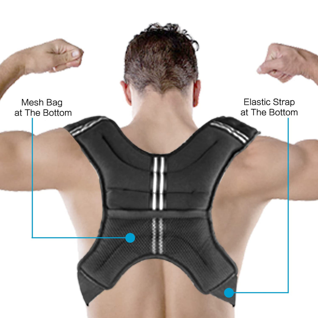 Henkelion Weighted Vest Weight Vest For Men Women Kids Weights Included Body Weight Vests Adjustable For Running Training Workou