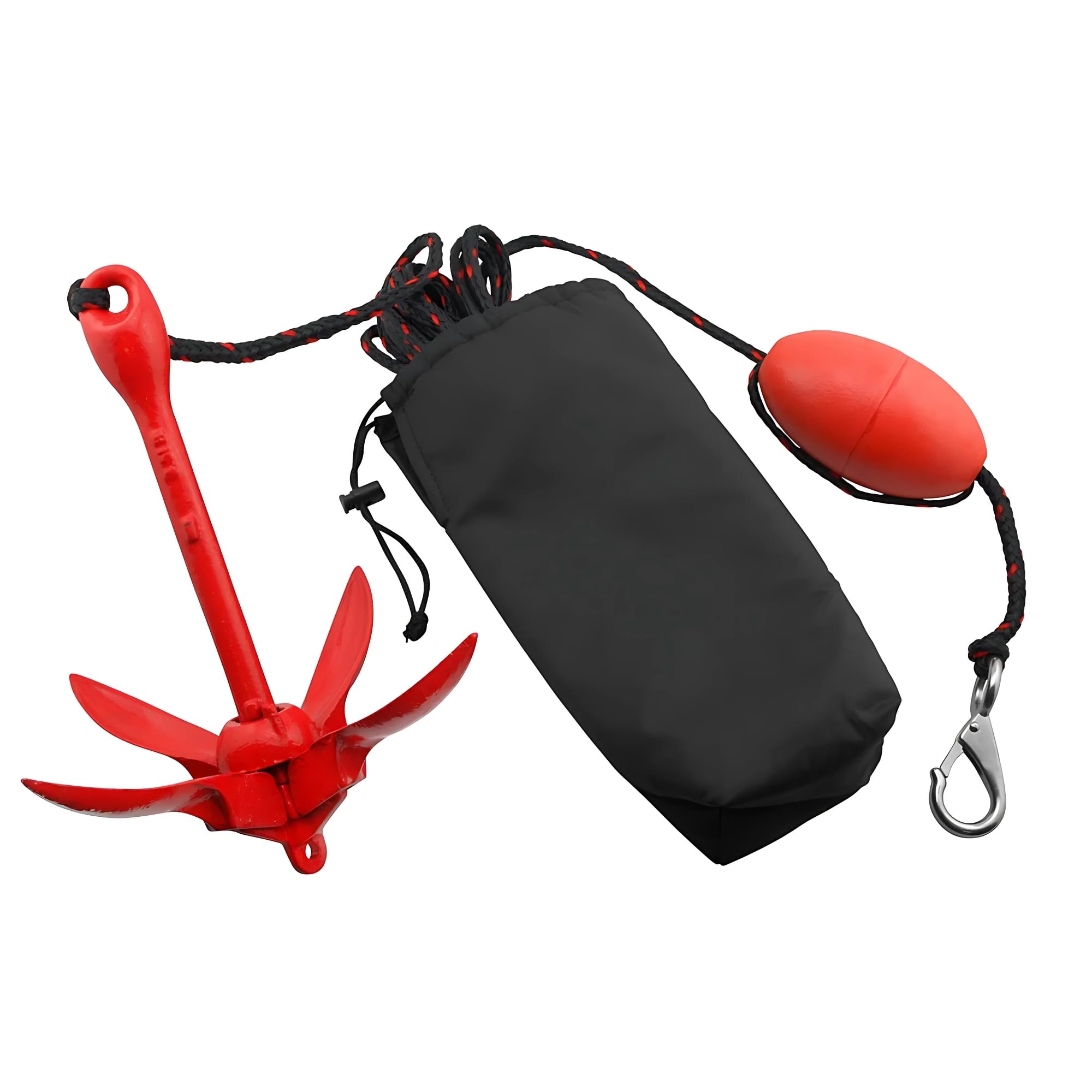 Marinenow Portable Folding Anchor Buoy Kit Canoe Kayak Raft Boat Sailboat Fishing Jet Ski