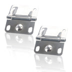 Cooler Stainless Steel Hinges With Screws Set Replacement -Compatible With Coleman Camping Ice Chest Coolers Accessories 5235 62