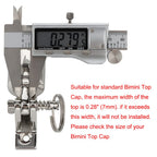 Vturboway 4 Pack Bimini Top Deck Hinge With Pin And Ring, 316 Stainless Steel, Free Installation Screws