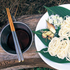 Snow Peak Wabuki Chopsticks - Collapsible Stainless Steel Chopsticks With Case - Reusable Utensils Perfect For Camping & Travel